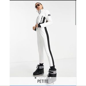 ASOS 4505 Petite Ski Suit in mono color block
